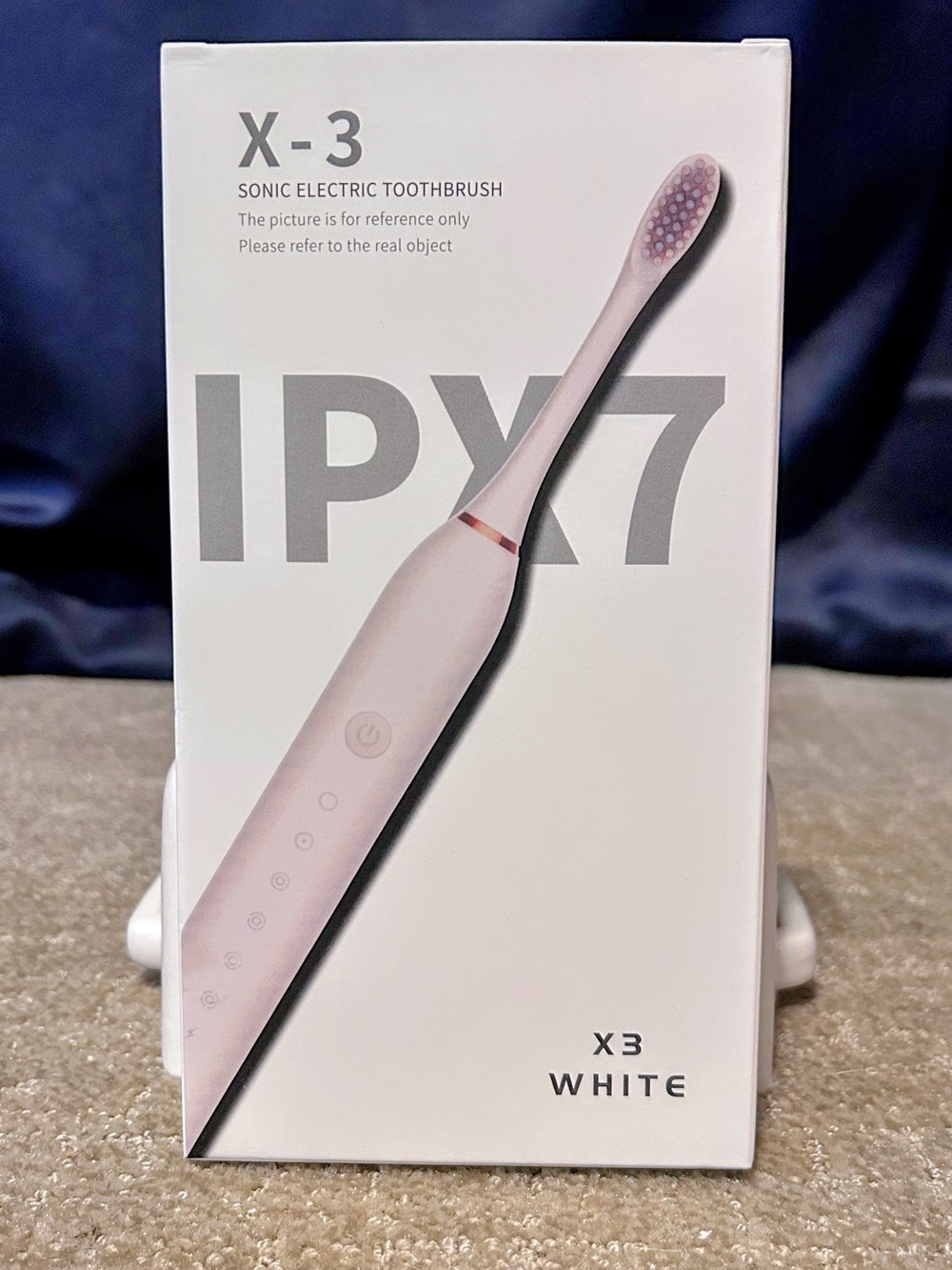 New X-3 Sonic Electric Toothbrush - White 3 replacement parts